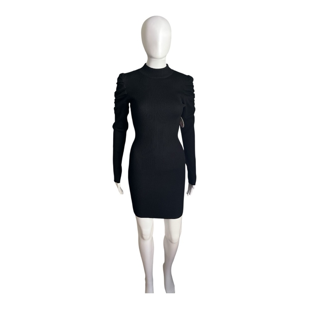 Love Always by FCT Black Long Sleeve Sweater Dress Size L